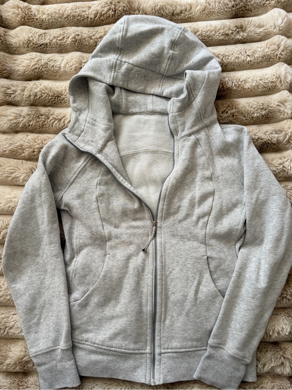 Women’s Grey Zip Hoodie